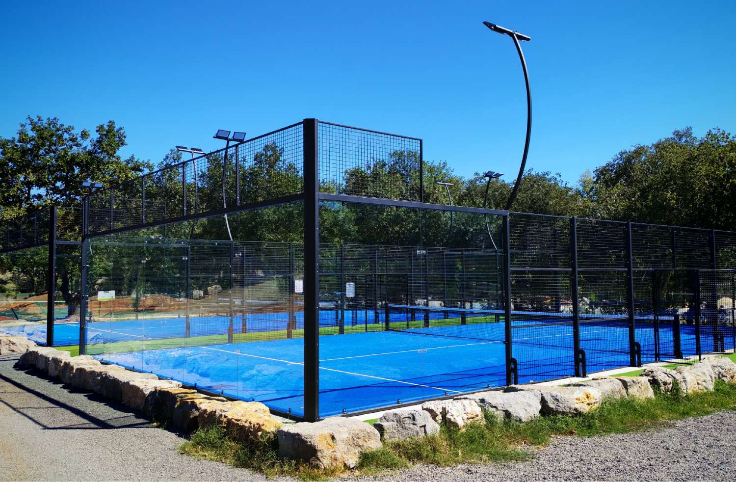 camping terrain padel